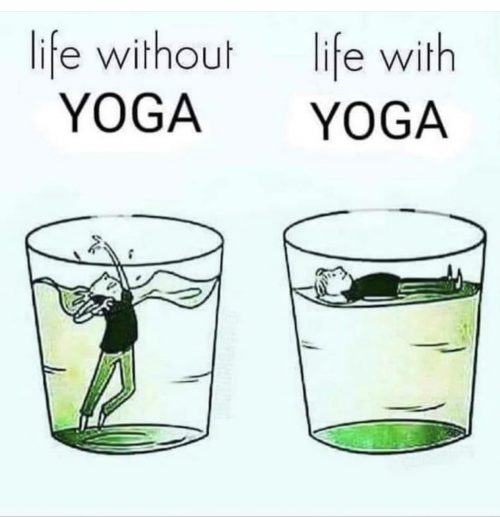 Heute Mittwoch, fällt der Yogakurs aus!