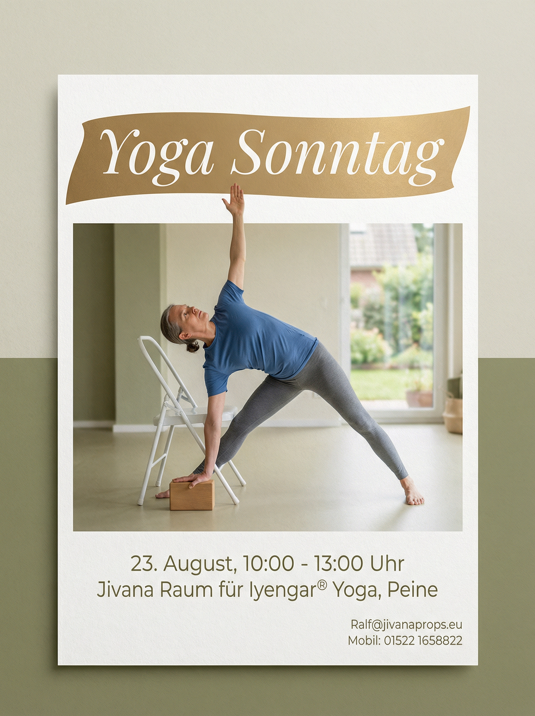 Yoga Sonntag  präsent und online im JIVANA - Peine