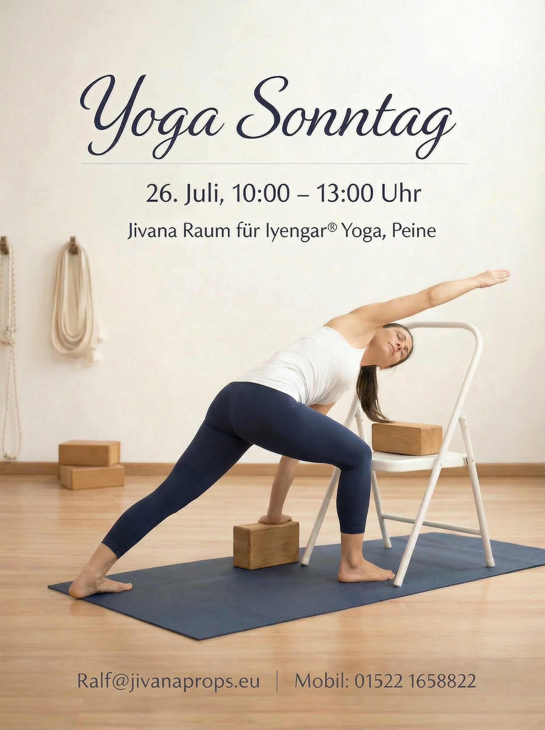 Yoga Sonntag  präsent und online im JIVANA - Peine